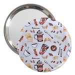 Coffee Mania Caffeine 3  Handbag Mirrors Front