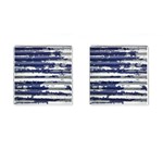 Metallic Rhythm Print Cufflinks (Square) Front(Pair)