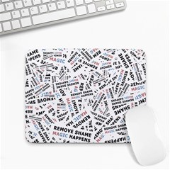 Embrace The Magic Inspirational Phrase Pattern Small Mousepad by dflcprintsclothing