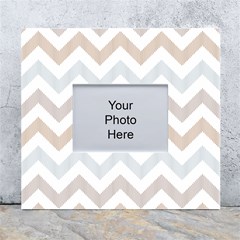 Colored Zigzag Seamless Patterns White Wall Photo Frame 5  X 7  by Bedest