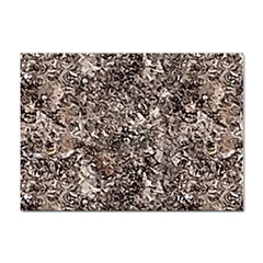 Earth Tones Fall Abstract Textured Print Sticker A4 (10 Pack) by dflcprintsclothing