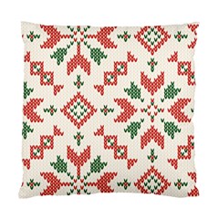 Christmas Texture, New Year, Red-green Christmas Ornament Texture Standard Cushion Case (two Sides)