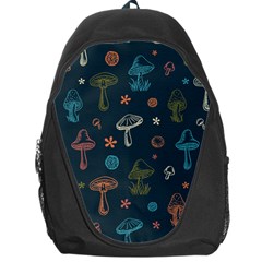 Whimsical Mushrooms Pattern Backpack Bag by Drawde