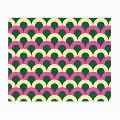 Green Yellow Pattern Small Glasses Cloth