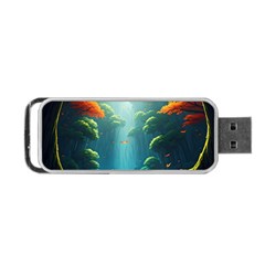 Autumn Trees Nature Portable Usb Flash (one Side) by Bedest