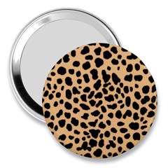 Leopard Skin Pattern 3  Handbag Mirrors