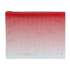 A Red And White Background With Small Squares Cosmetic Bag (xl) by catchydesignhill