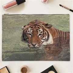 Swimming Tiger Cosmetic Bag (xxl) by ExtraGoodSauce