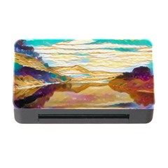 Vibrant Sunset Over Serene Lake Memory Card Reader With Cf by ExtraAwesomeSauce