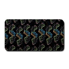 Multicolored Dna Strand Art Medium Bar Mat by ExtraGoodSauce