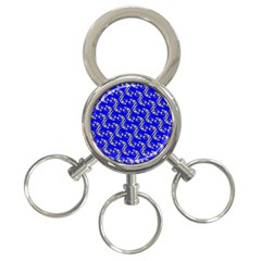 Eye Of Horus Pattern 3-ring Key Chain by ExtraAwesomeSauce