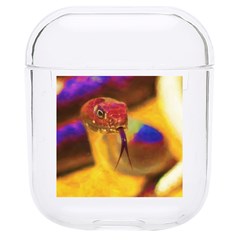 Vibrant Forked-tongue Snake Art Hard Pc Airpods 1/2 Case by ExtraAwesomeSauce