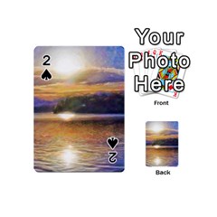 Serene Sunset Over Water Playing Cards 54 Designs (mini) by ExtraGoodSauce