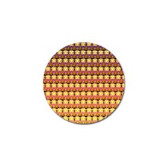 Gradient Lion Head Pattern Golf Ball Marker by ExtraAwesomeSauce