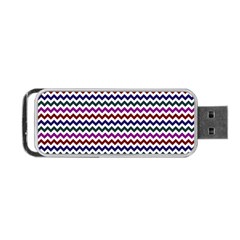 Chevron Pattern Portable Usb Flash (two Sides) by ytdream