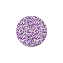 Funny Bacterias Drawing Motif Random Pattern Golf Ball Marker (10 Pack) by dflcprintsclothing