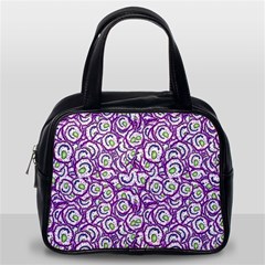 Funny Bacterias Drawing Motif Random Pattern Classic Handbag (one Side) by dflcprintsclothing