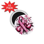 PINK OCTOBER (6) 1.75  Button Magnet (10 pack) Front