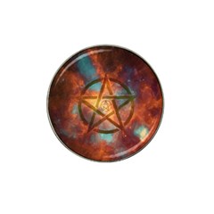 Enchanted Nebula Pentagram Art Hat Clip Ball Marker by ExtraAwesomeSauce