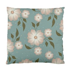 Flora Floral Flower Flowers Pattern Standard Cushion Case (two Sides) by Apenda