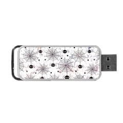 Creepy Spider Design, Adoxali, Halloween Portable Usb Flash (one Side) by kyorashop23