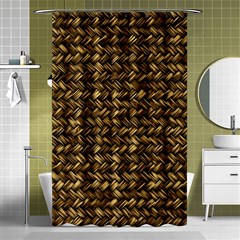 Straw Like Country Side  Shower Curtain 48  X 72  (small)  by ConteMonfrey