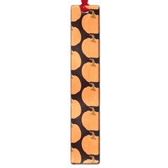 Black And Orange Pumpkin Large Book Marks by ConteMonfrey