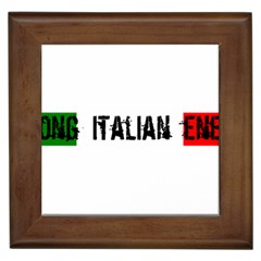 Strong Italian Energy Framed Tile by ConteMonfrey