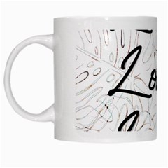 Live Love Laugh Monsteras White Mug by ConteMonfrey