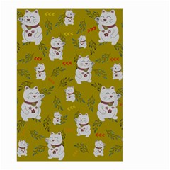 Super Lucky Cat Small Garden Flag (two Sides) by GeekLover