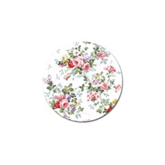 Floral Elements Peony Chinese Rose Golf Ball Marker (4 Pack)