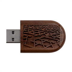 Expression Of Structure Wood Oval Usb Flash Drive by geonetique