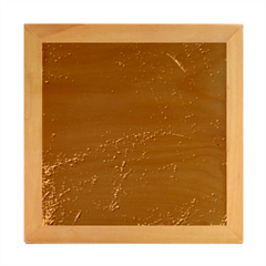 Abstract Feathers Wood Photo Frame Cube