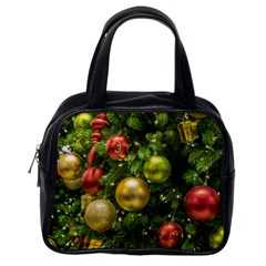 Christmas Tree Ornament Deco Classic Handbag (one Side)