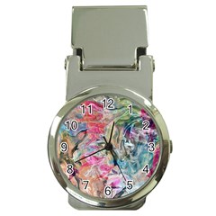 Flow Money Clip Watches by kaleidomarblingart