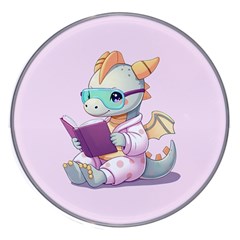 Baby Dragon Reading Wireless Fast Charger(white) by AIDreaming