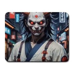 Demon Samurai Small Mousepad by AwesomeSauce