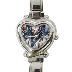 Demon Samurai Heart Italian Charm Watch by AwesomeSauce