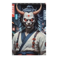 Demon Samurai Shower Curtain 48  X 72  (small)  by AwesomeSauce