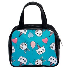 Birtay Cats Bunnies, Koteto Classic Handbag (two Sides)