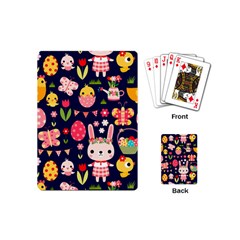 Bunny - Easter Pattern Playing Cards Single Design (mini)