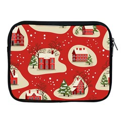 Christmas New Year Seamless Pattern Apple Ipad 2/3/4 Zipper Cases