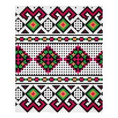 Ukrainian Folk Seamless Pattern Ethnic Ornament Border Element Traditional Shower Curtain 60  X 72  (medium)  by Grandong