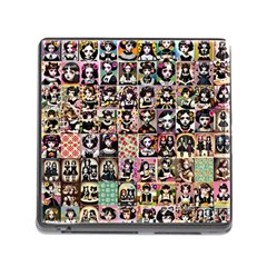 Spanish Gothic Girls Pattern Memory Card Reader (square 5 Slot)