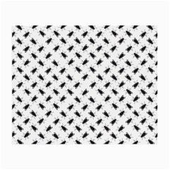 Fly Phot Motif Seamless Black And White Pattern Small Glasses Cloth (2 Sides) by dflcprintsclothing