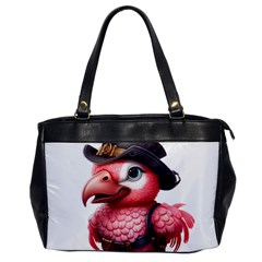 Kawaii Pink Parrot Pirate Oversize Office Handbag