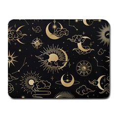 Asian Seamless Pattern With Clouds Moon Sun Stars Vector Collection Oriental Chinese Japanese Korean Small Mousepad by Grandong