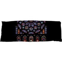 Chartres Cathedral Notre Dame De Paris Stained Glass 17 x47  Body Pillow Case Dakimakura (two Sides) by Grandong