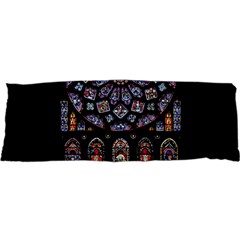 Chartres Cathedral Notre Dame De Paris Stained Glass 25 x71  Body Pillow Case Dakimakura (two Sides) by Grandong