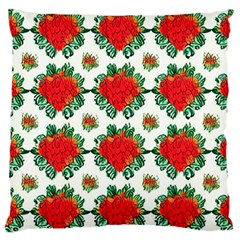 Retro 1880s Flowers Pattern 13 Large Cushion Case (two Sides)